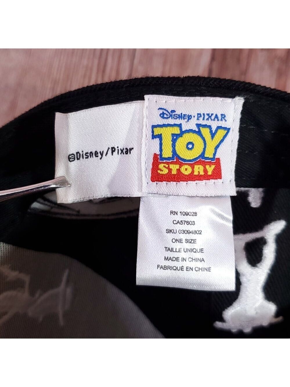 Rare Disney Pixar Toy Story Snapback Hat Unisex One Size Adjustable Black - Picture 15 of 16